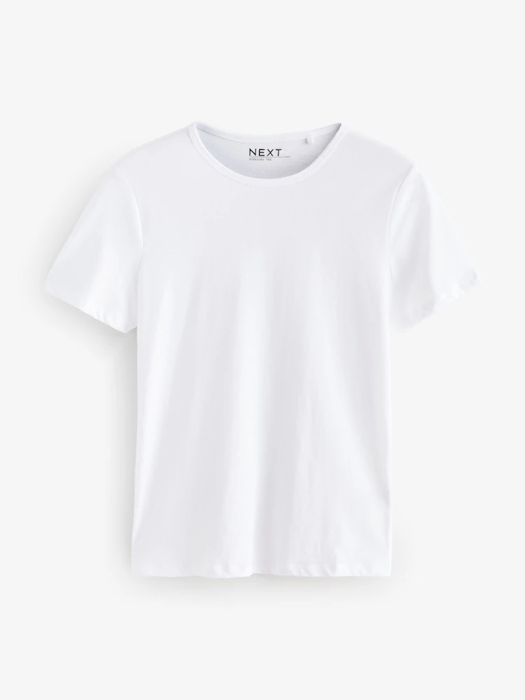 Next Orange/White/Stripe Everyday T-Shirts 3 Pack E60-034 - Image 3