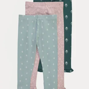 George Paisley Floral Leggings 3 Pack